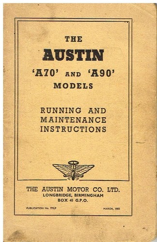 Austin a70 hampshire a90 - hampshire,