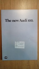 The New AUDI 100L GL CD 5S 5E Saloon UK Market Sales Brochure 1978