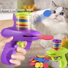 1x Foam Disc Launcher Flying Disc Handheld Shooter Indoor Shooting Game_`,.