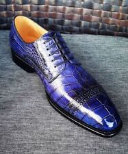 New Men Handmade Blue