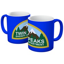 SHERIFF DEPARTMENT UNOFFICIAL TWIN PEAKS CULT TV SHOW MUG IN VARIOUS COLOURS