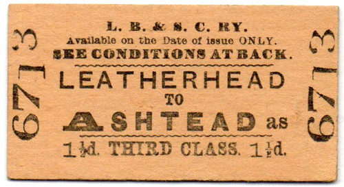 S c railway ticket - b,