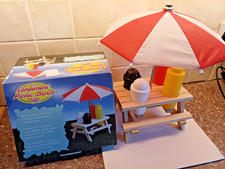 CONDIMENT HOLDER, PICNIC BENCH, BOXED