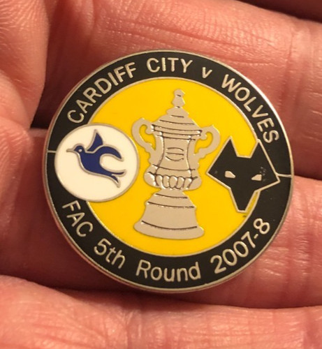 Rare cardiff city wolves - cardiff, fa