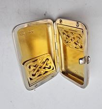 SUPERB ANTIQUE STERLING SILVER BOX  VESTA CASE / MATCH SAFE LONDON 1877