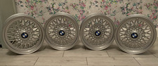 Genuine BMW E34 535i 15” Style 5 BBS Alloy Wheels - Silver