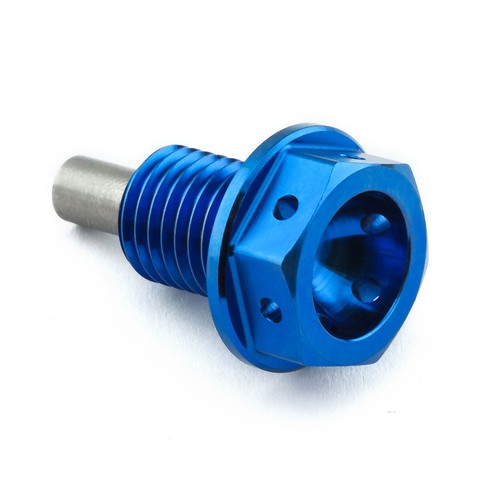 Titanium sump bolt magnetic - titanium,