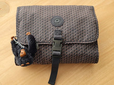 Kipling Travel Toiletry/Make-Up Bag With Hanging Hook and "Marie" Monkey
