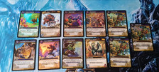 World of Warcraft Wow TCG Loot Card Scratched Used 11 cards