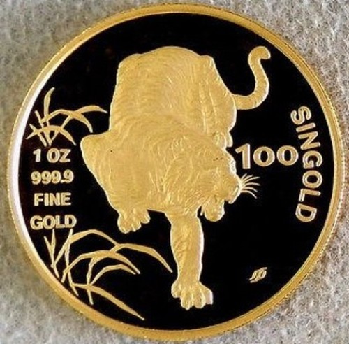 1986 gold prooflike - 1986,