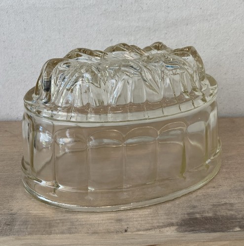 Vintage pressed glass jelly - pressed,