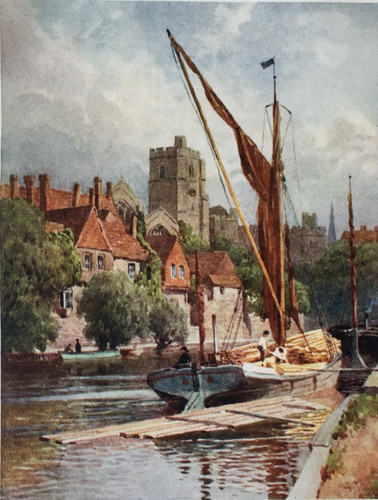 The river medway maidstone - river, at