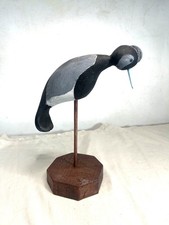Hand Carved Wooden Shore Bird