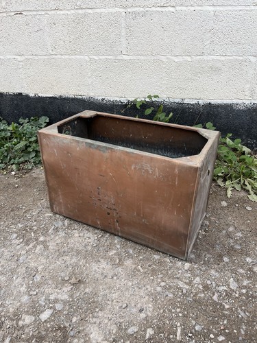 Vintage copper tank - tank, garden