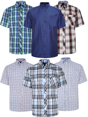 Mens kam cotton rich check - cotton,