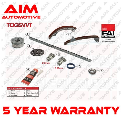 Timing chain kit - chain, fits