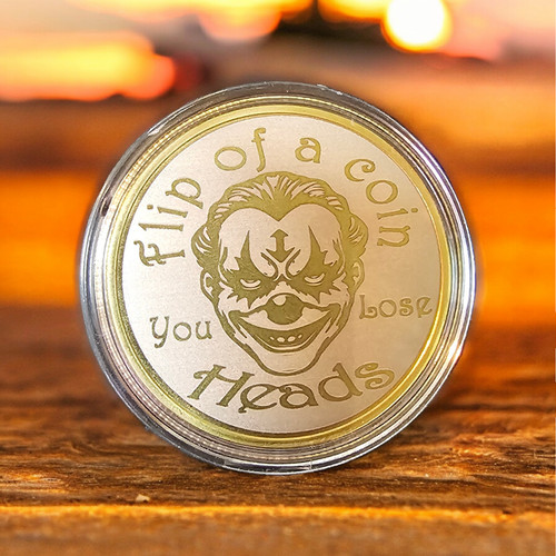 Double headed sided coin - double,