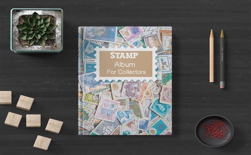 Stamp album for - stamp, collectors