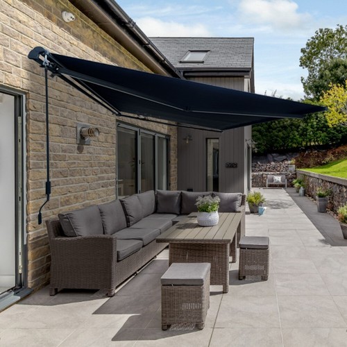 Awning manual retractable - manual, 3m