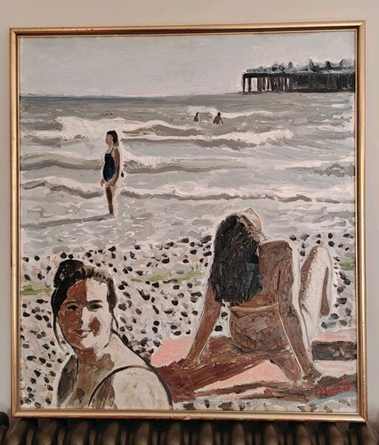 Large oil board brighton - on,