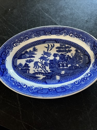 Vintage blue willow - vintage,