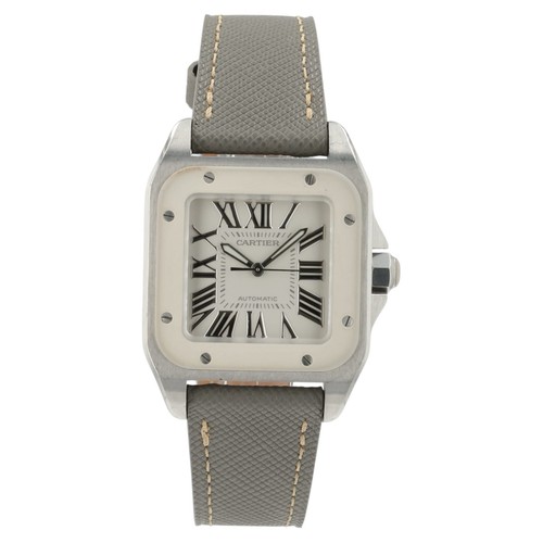 Cartier santos 100 white dial - santos,