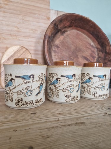 Vintage tea coffee sugar blue - coffee,