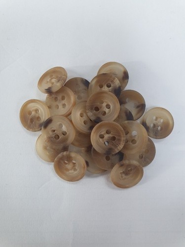 Tortoise brown 4hole round - tortoise,