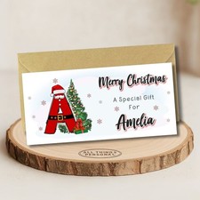 Personalised Christmas Money