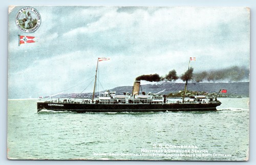 Postcard passenger ship - passenger, ss