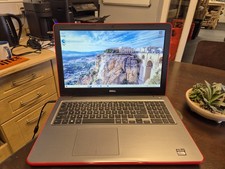 Dell Inspiron 5565 7th Gen AMD A6 Red 8gb Ram Windows 10. Working