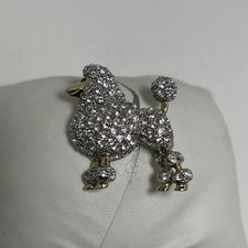 Vintage Poodle Rhinestone