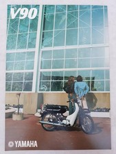 YAMAHA V90 Motorcycle Sales Brochure c1978 #64011-90100-00