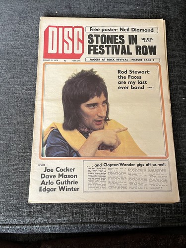 Disc music echo aug 1972 - disc, 12