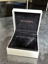 Genuine Pandora Large Charm Bracelet Necklace Gift Box in Original White Black