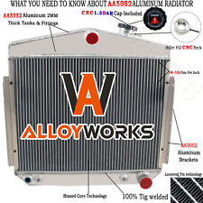 4 Row Radiator For Chevy Bel Air Small Block/Big Block Engine 1955-1957 1956