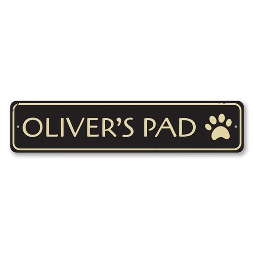Personalized pet name - pet, paw