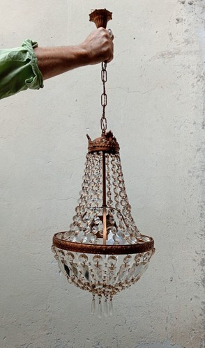 Vintage crystal bronze or - bronze,