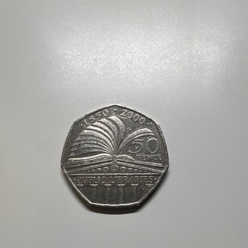 Elizabeth british 2000 50p - british,