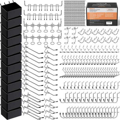 Incly 278pcs pegboard - 278pcs,