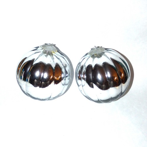 Pair vintage silver - vintage, mercury