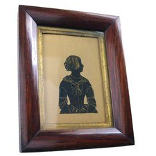 Antique painted, bronzed &