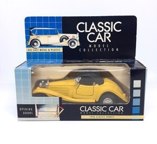 Welly Classic Car Model Collection 1936 Classic Sports Die Cast Yellow Colour