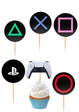 PlayStation Cake Toppers X6