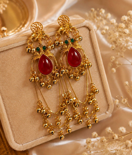 Viral kashmiri jhumka earrings - kashmiri,