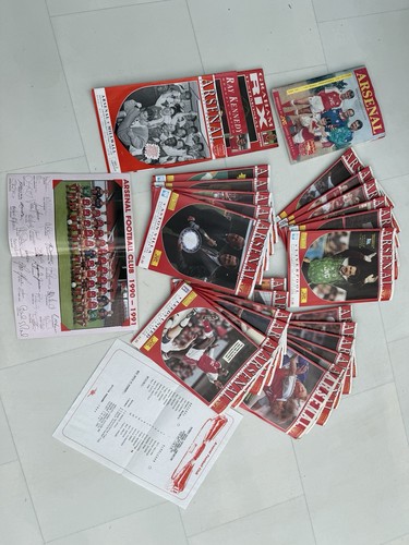 Arsenal programmes and - arsenal,