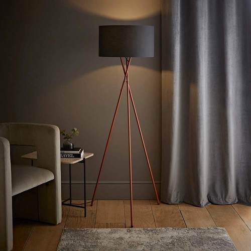 Tripod floor lamp - lamp, standard