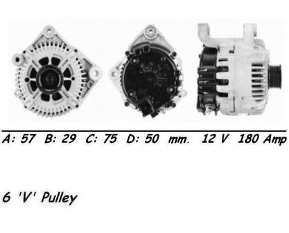Wai alternator 180amp for - 180amp, bmw
