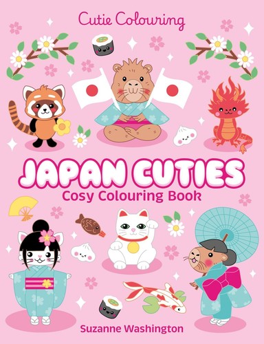 Japan cuties cosy colouring - japan,