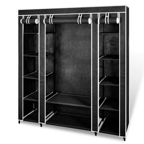 Vidaxl fabric wardrobe with - fabric,